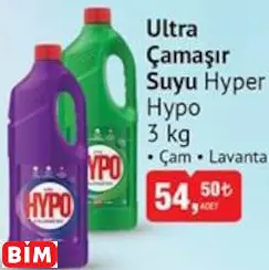 HYPER HYPO ULTRA ÇAMAŞIR SUYU HYPER HYPO ULTRA ÇAMAŞIR SUYU